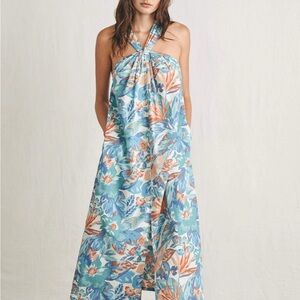 Fatherly floral seersucker maxi dress MD/LG